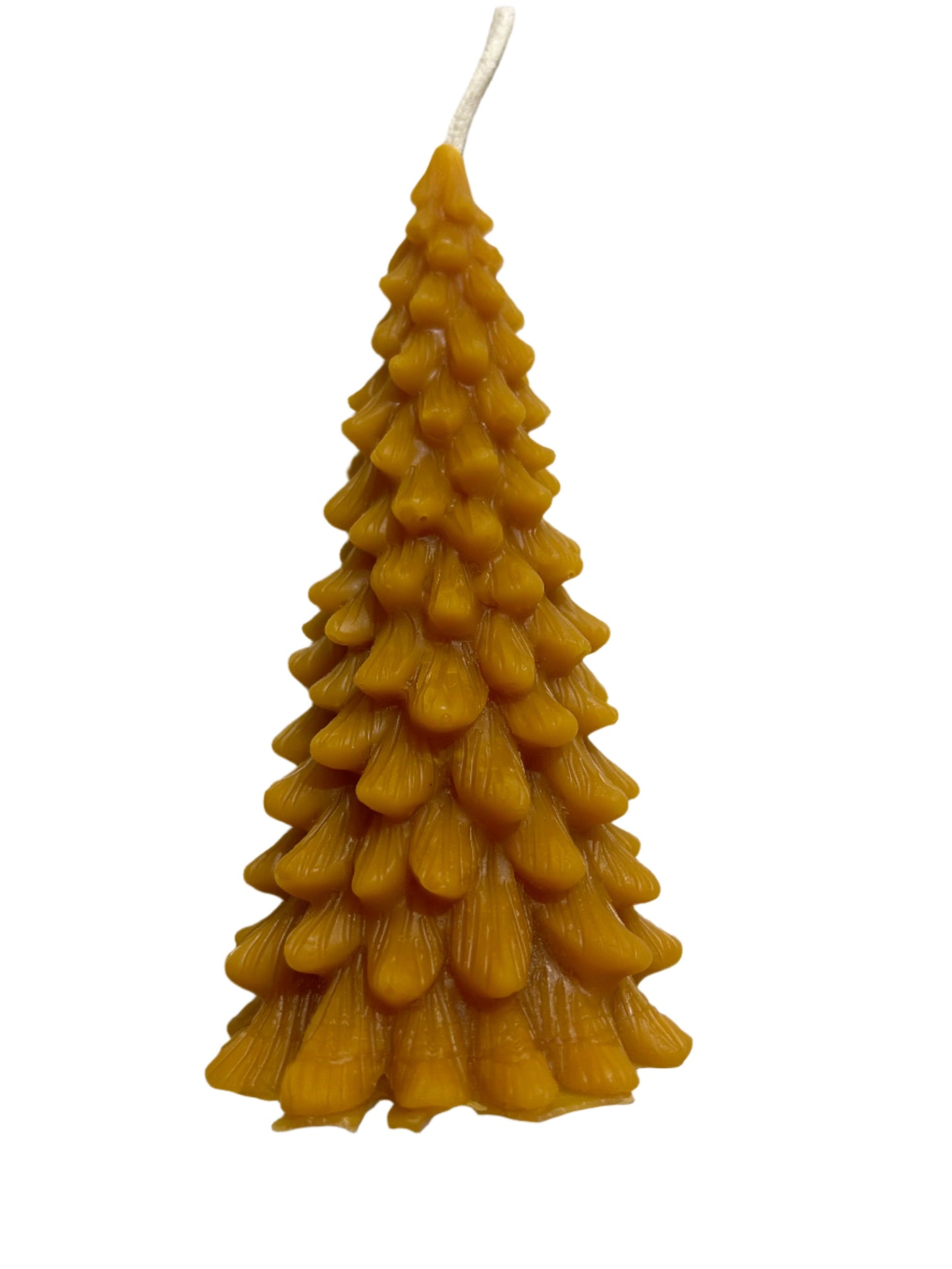 Handcrafted Beeswax Christmas Tree Candle