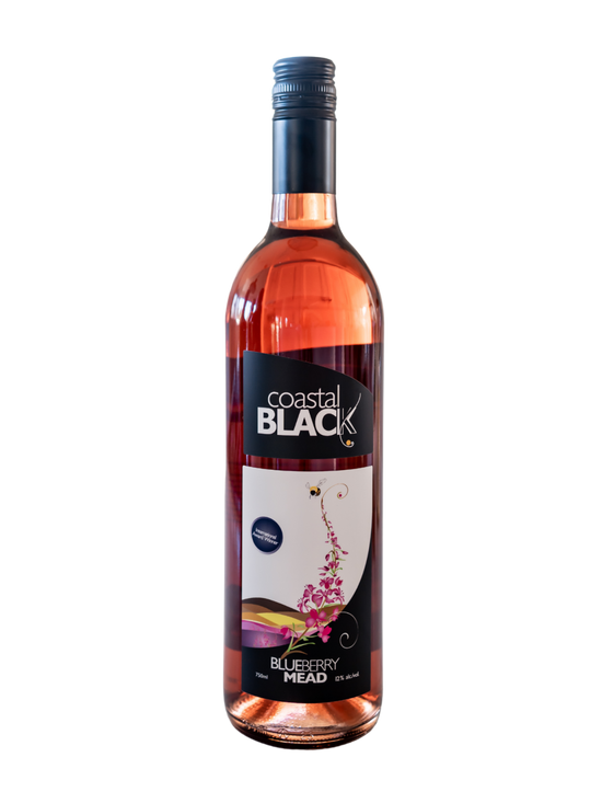 Blueberry Mead made on our canadian farm