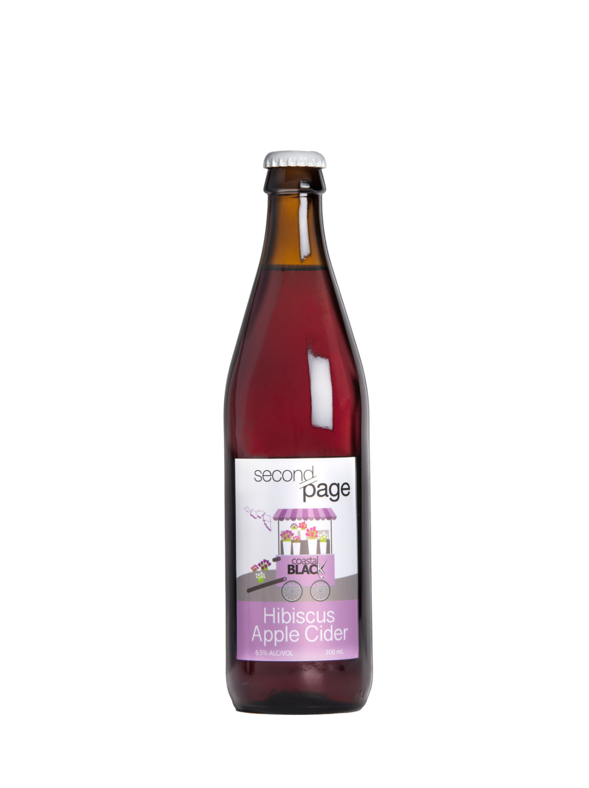 hard apple cider made with hibiscus