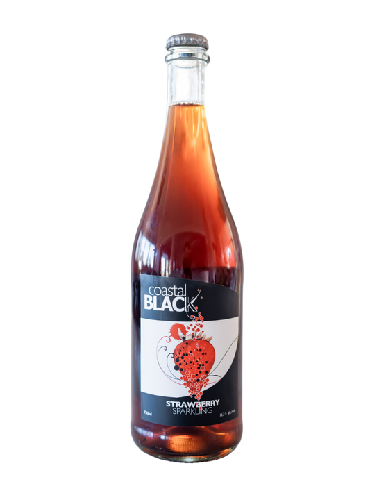 Strawberry Sparkling Wine - Coastal Black