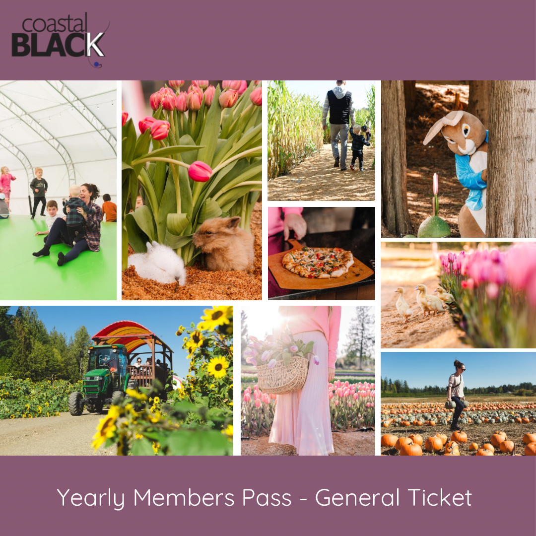 Yearly Members Pass Adult 13 and Up - Coastal Black