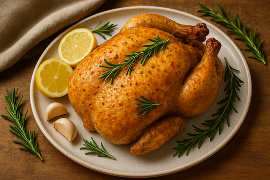 Pasture-Raised Whole Chicken - Tender. Juicy. Raised Right.