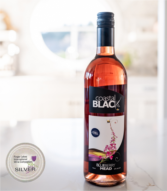 Blueberry mead wine